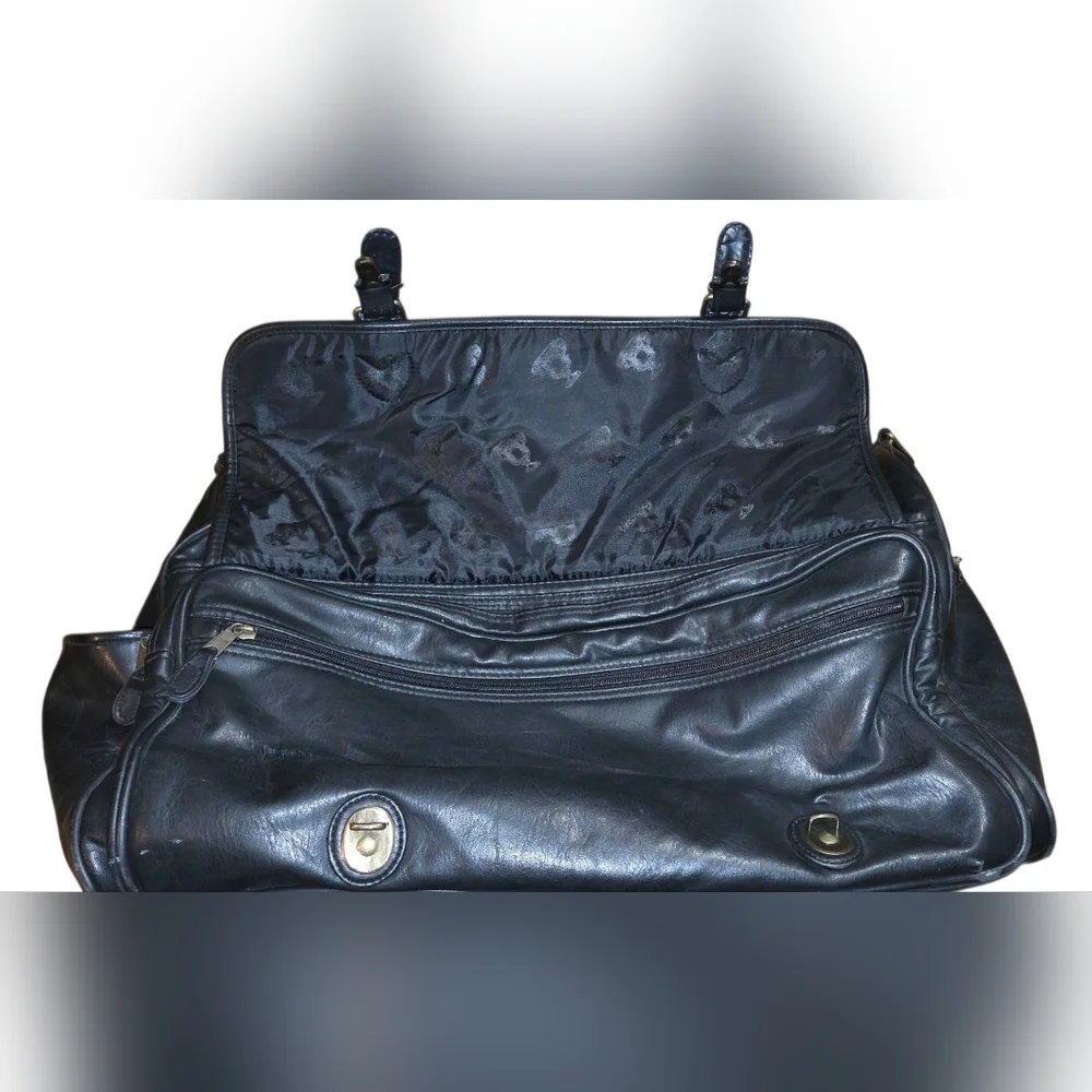 Black Leather Duffel Bag 2012 Allstate BCS National Championship Game